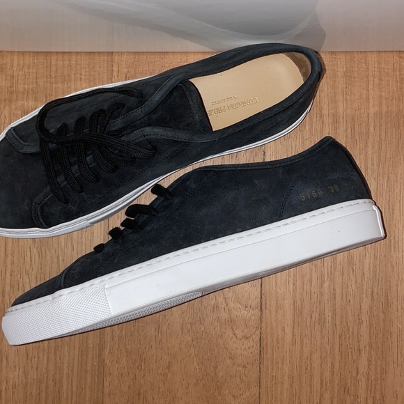 Common Projects Black Suede Sneakers, Size 39 - Picture 4 of 5